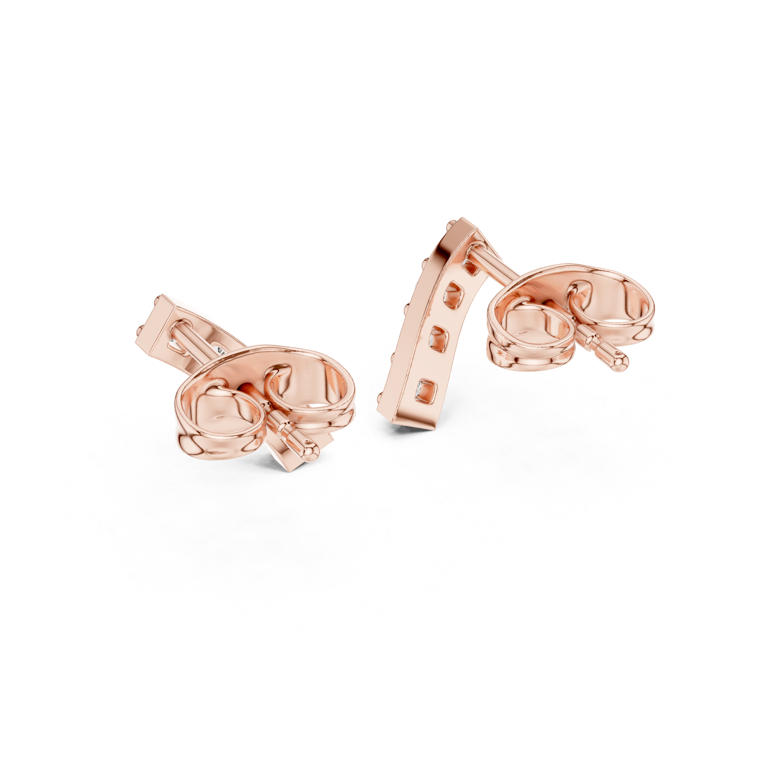 Classic Chic lab grown diamond earring design