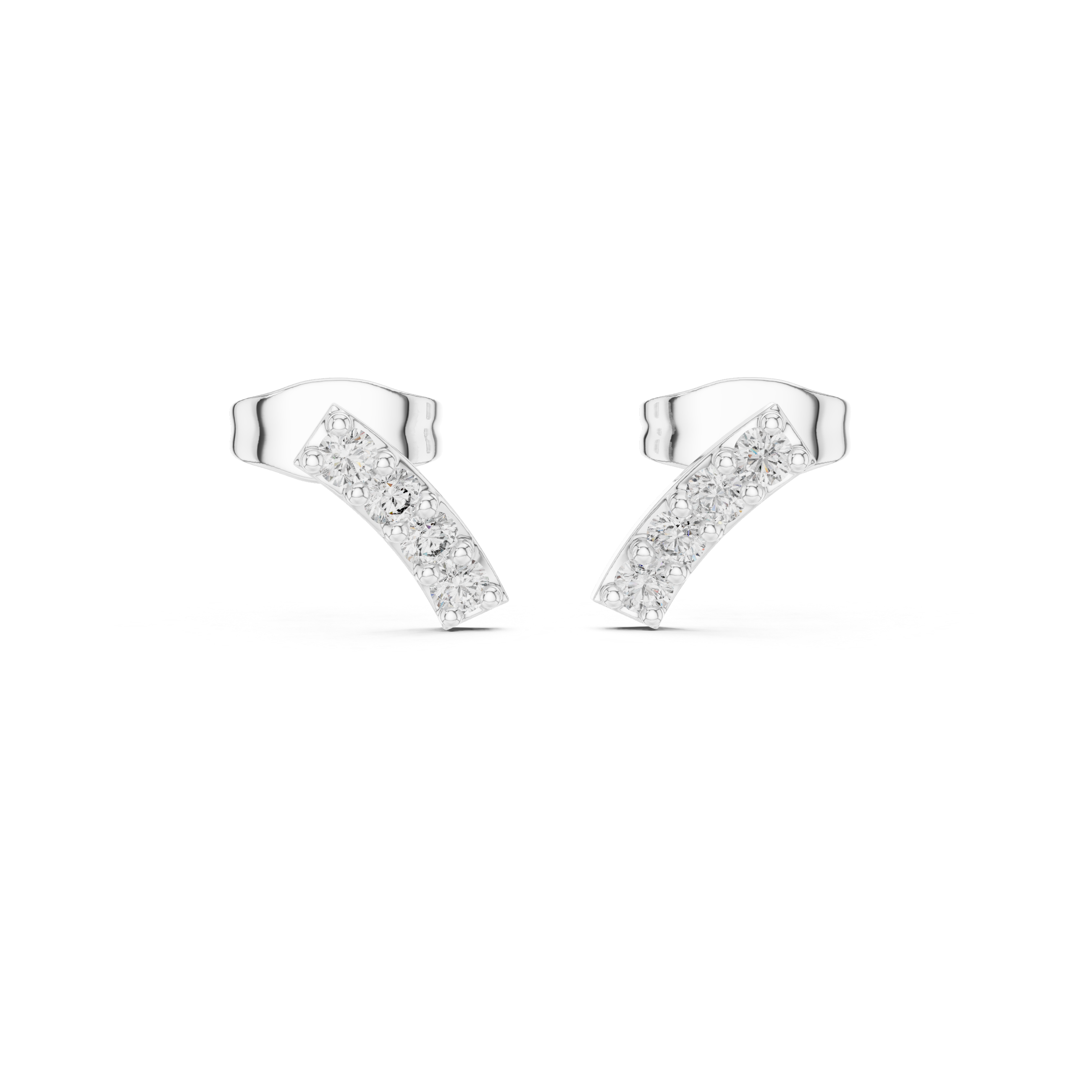 Classic Chic lab grown diamond earring design
