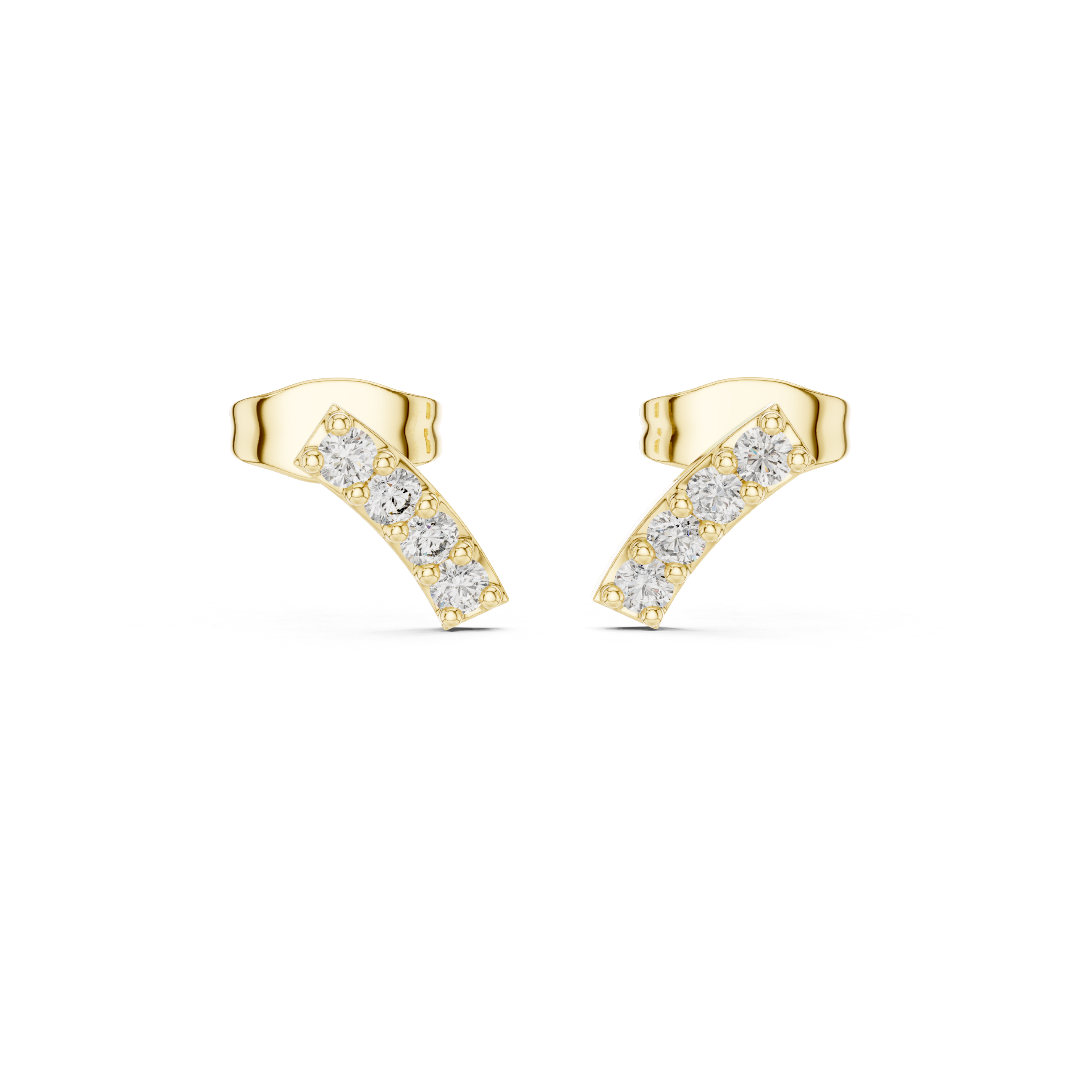 Classic Chic lab grown diamond earring design