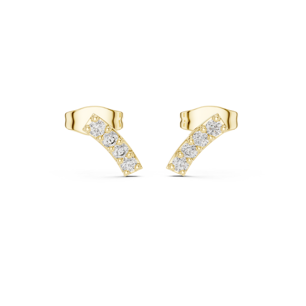 Classic Chic lab grown diamond earring design