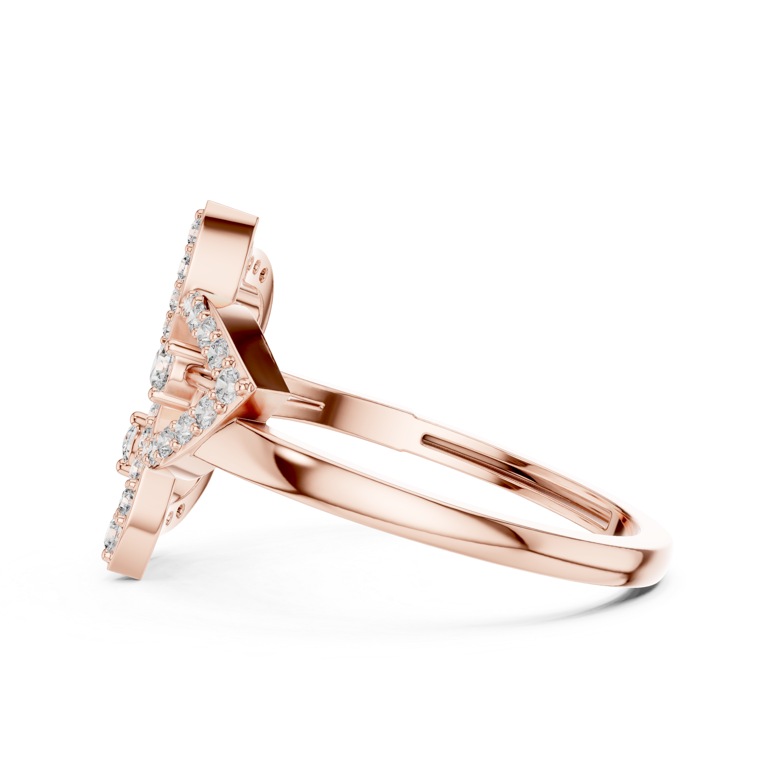 Daring Move lab grown diamond ring