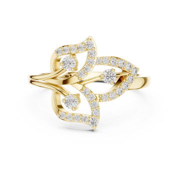 Daring Move lab grown diamond ring