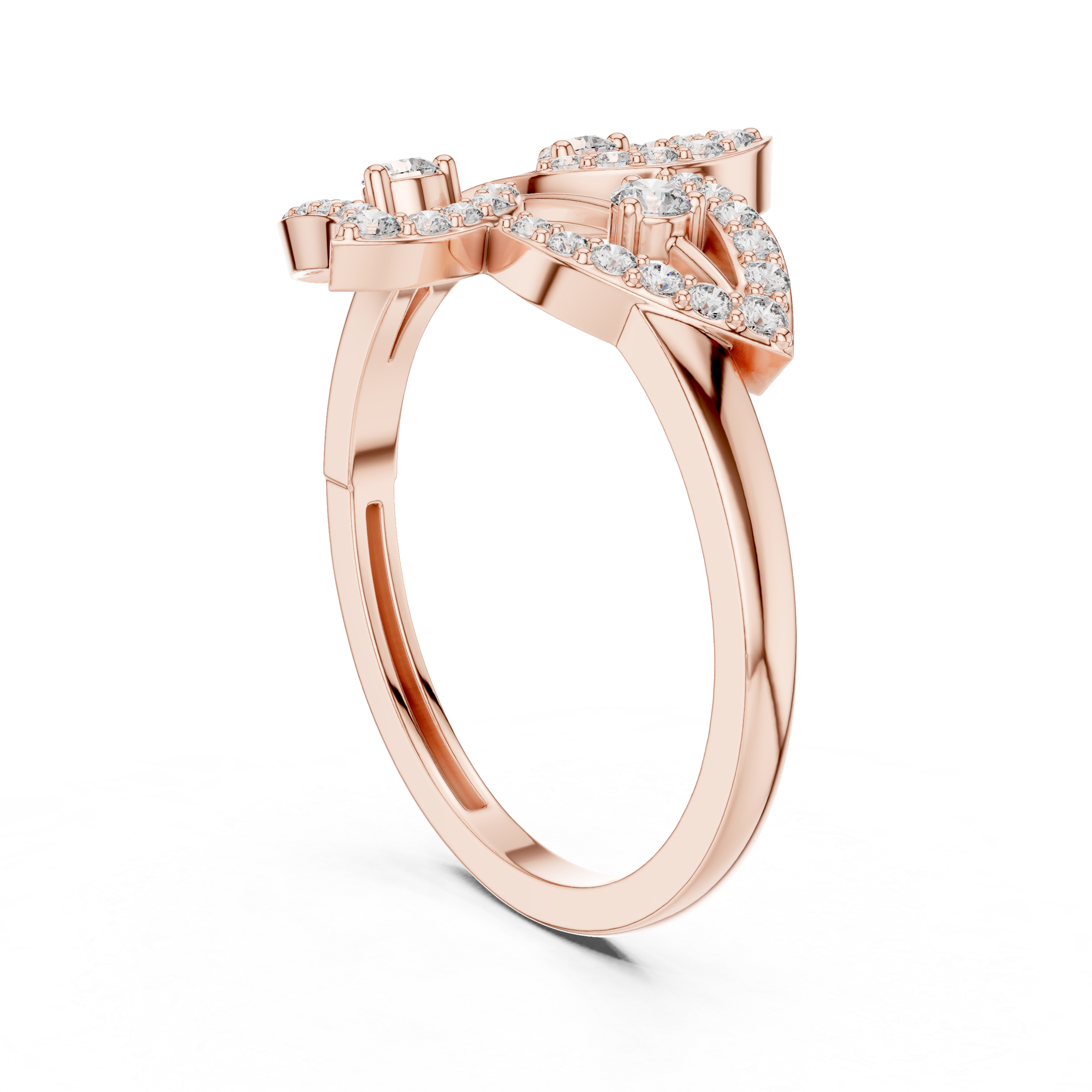 Daring Move lab grown diamond ring
