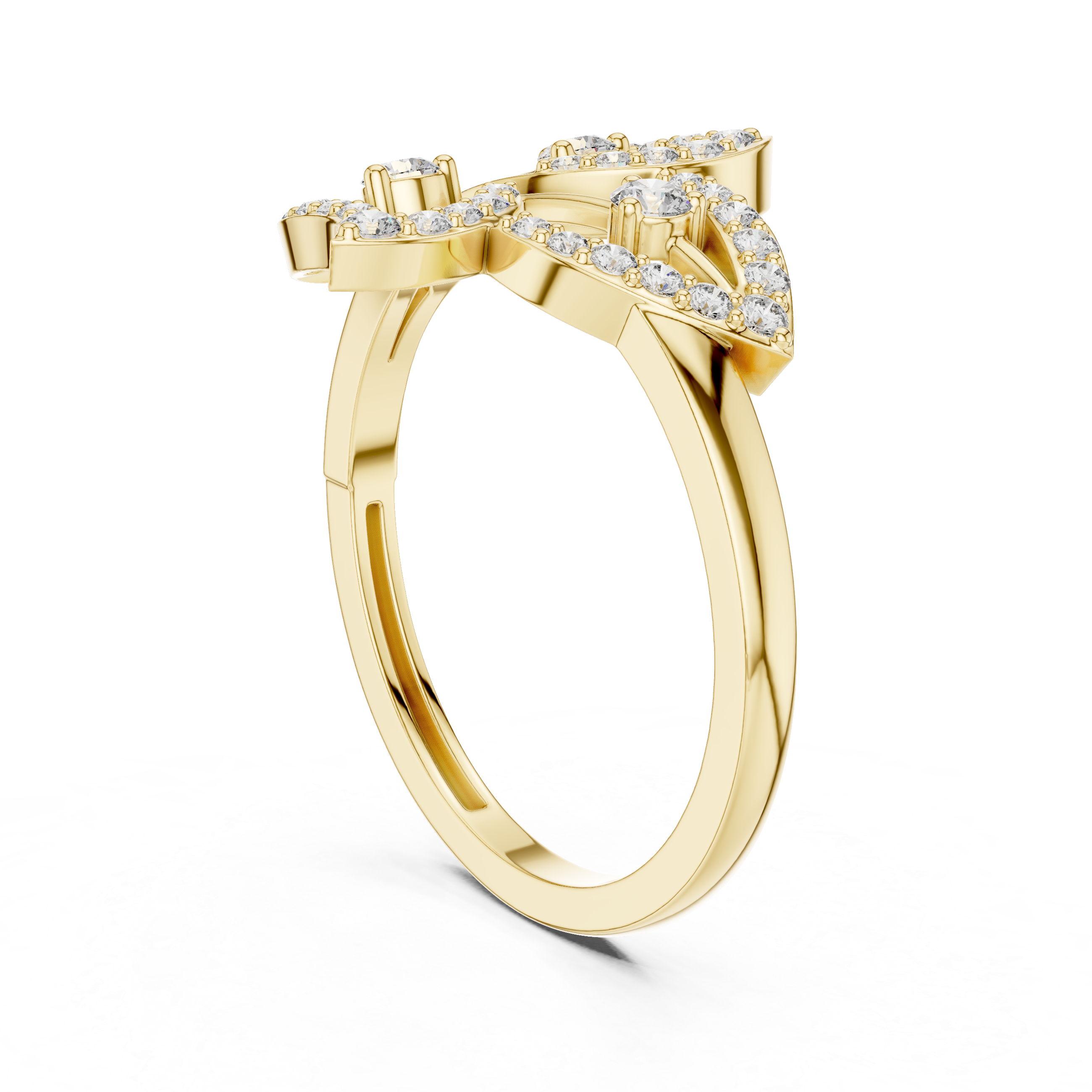 Daring Move lab grown diamond ring