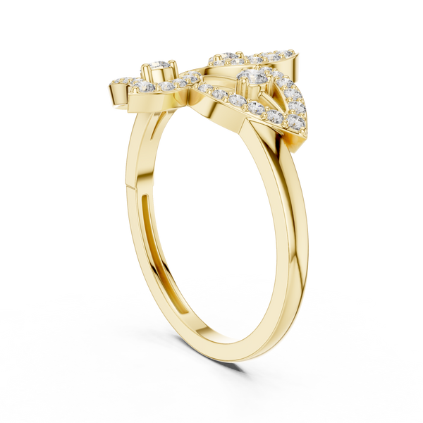 Daring Move lab grown diamond ring