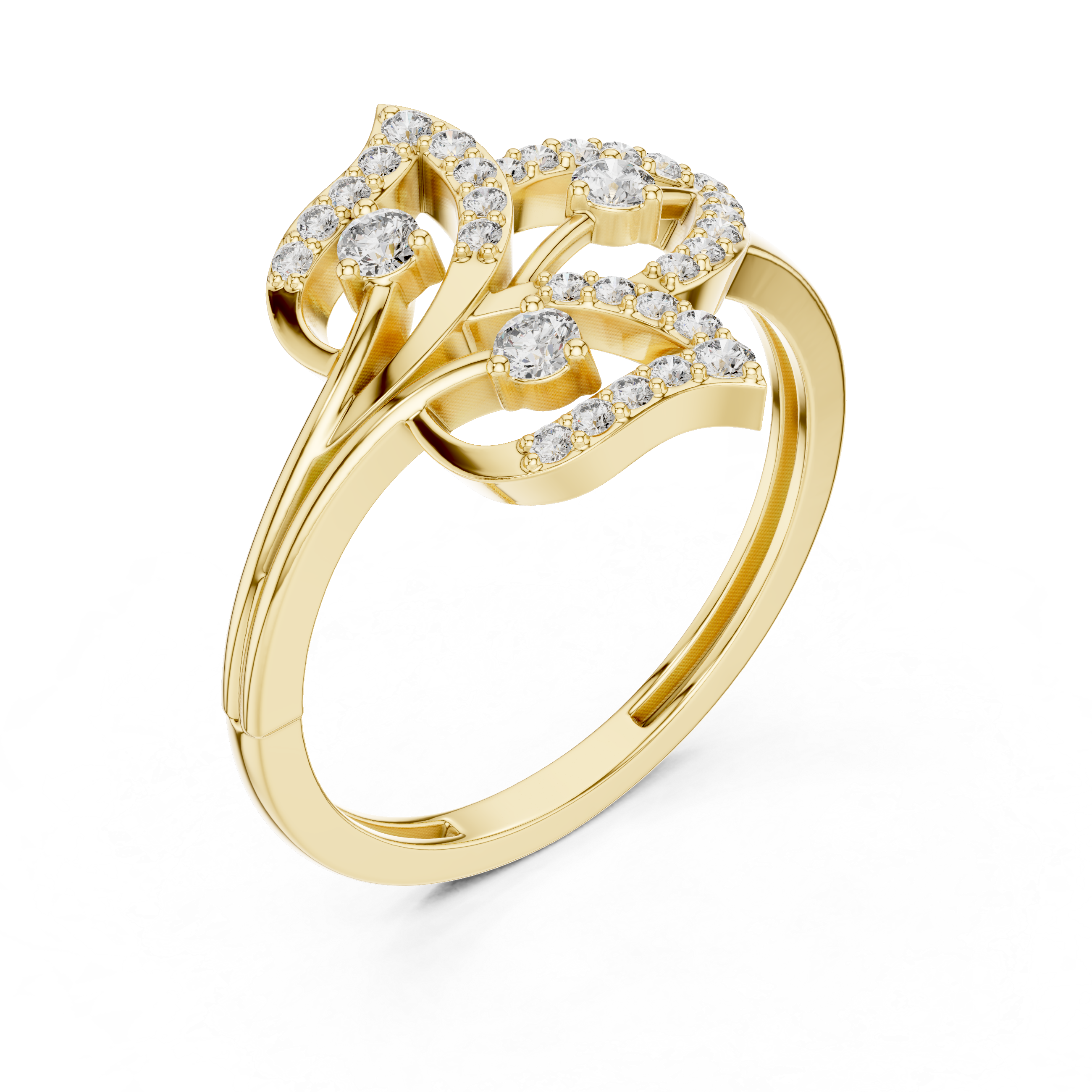 Daring Move lab grown diamond ring