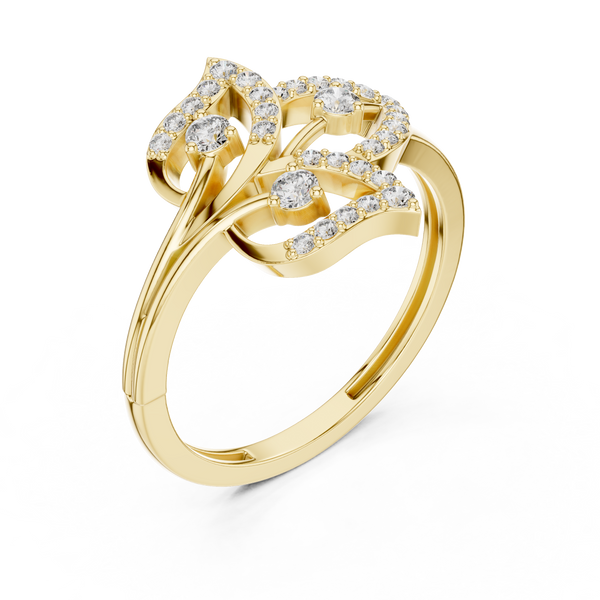 Daring Move lab grown diamond ring