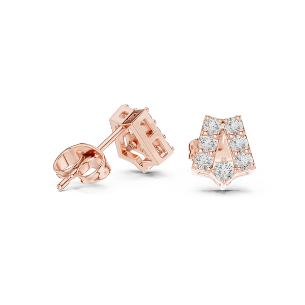 Wild Fire lab grown diamond earring design