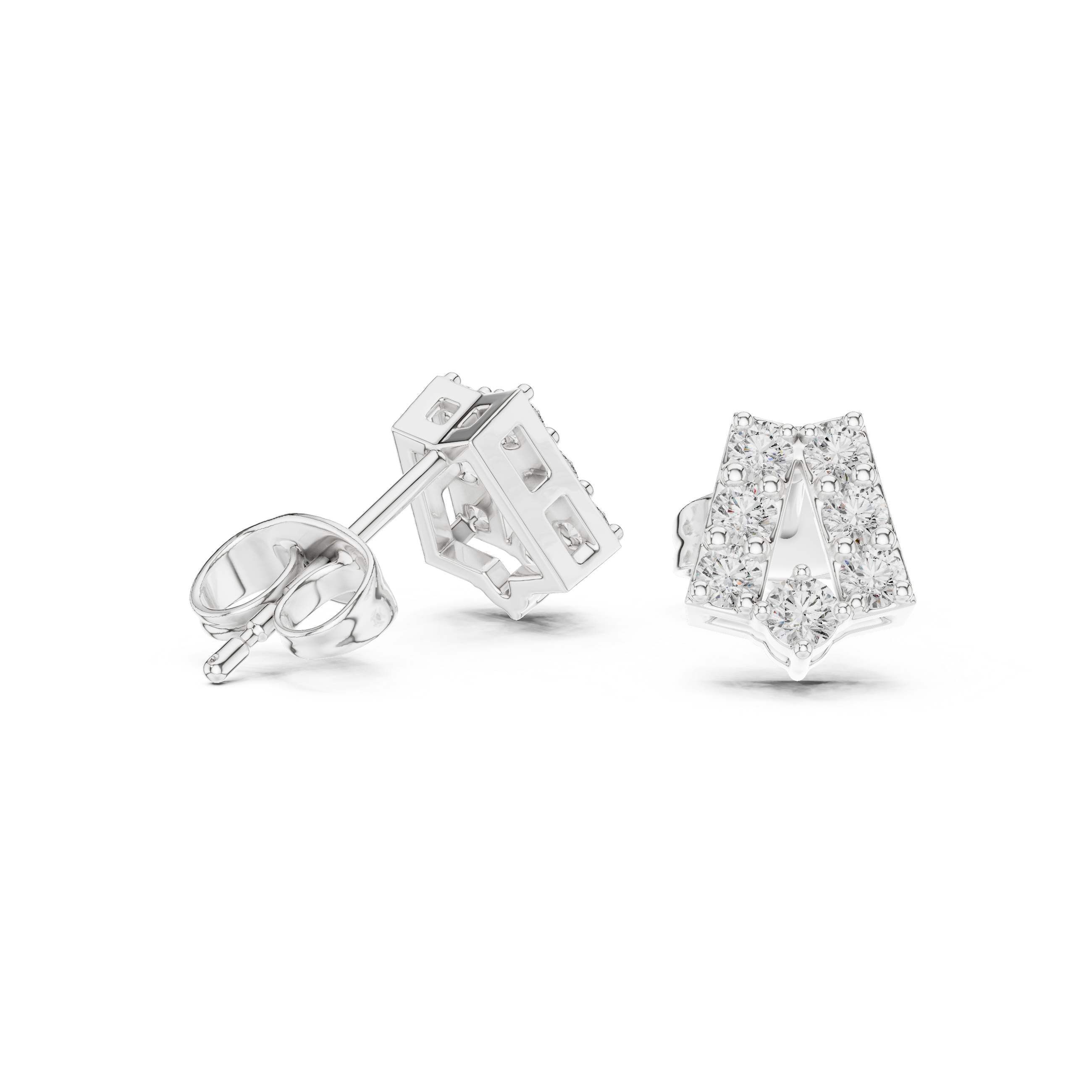 Wild Fire lab grown diamond earring design