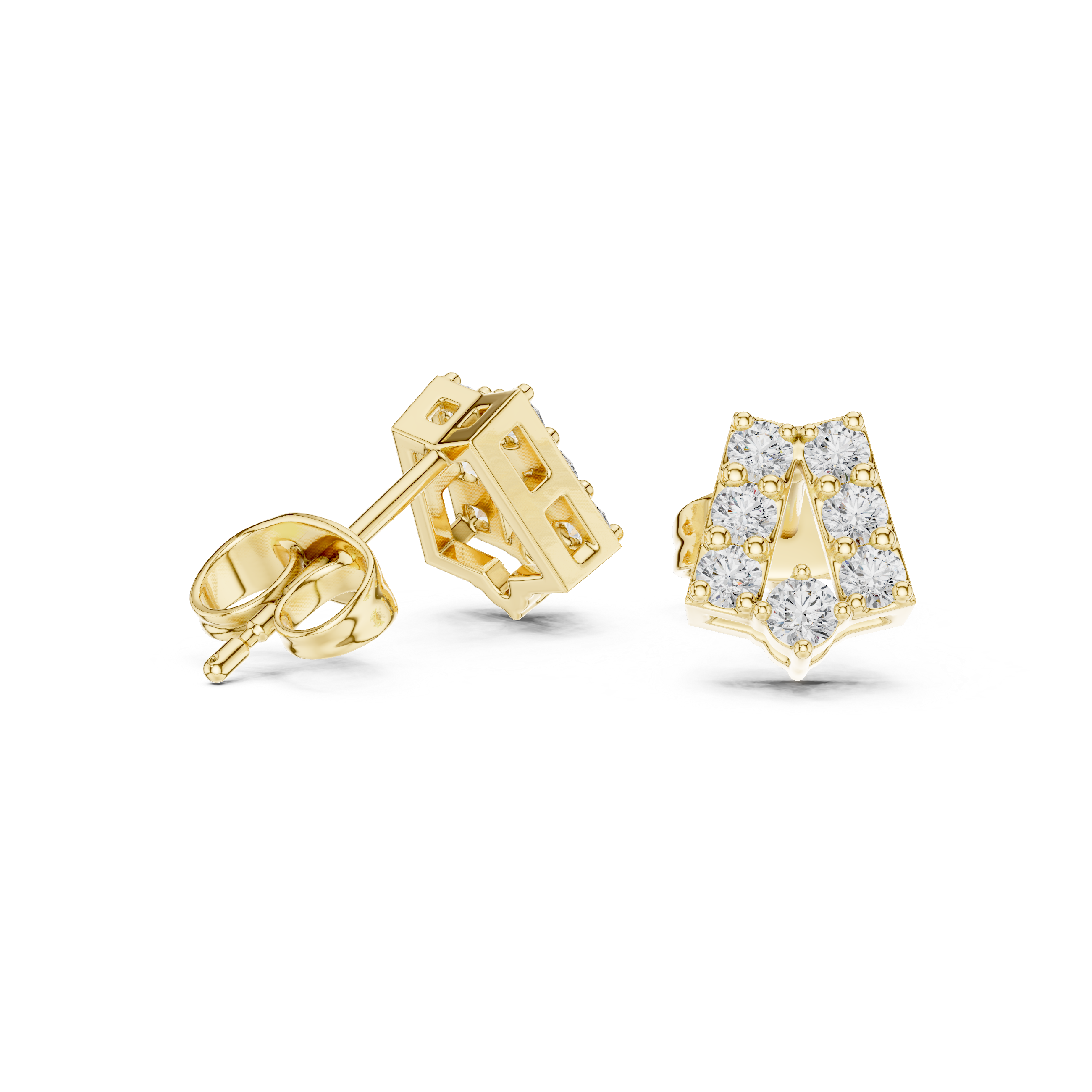 Wild Fire lab grown diamond earring design