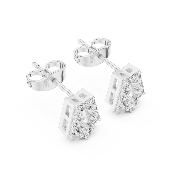 Wild Fire lab grown diamond earring design