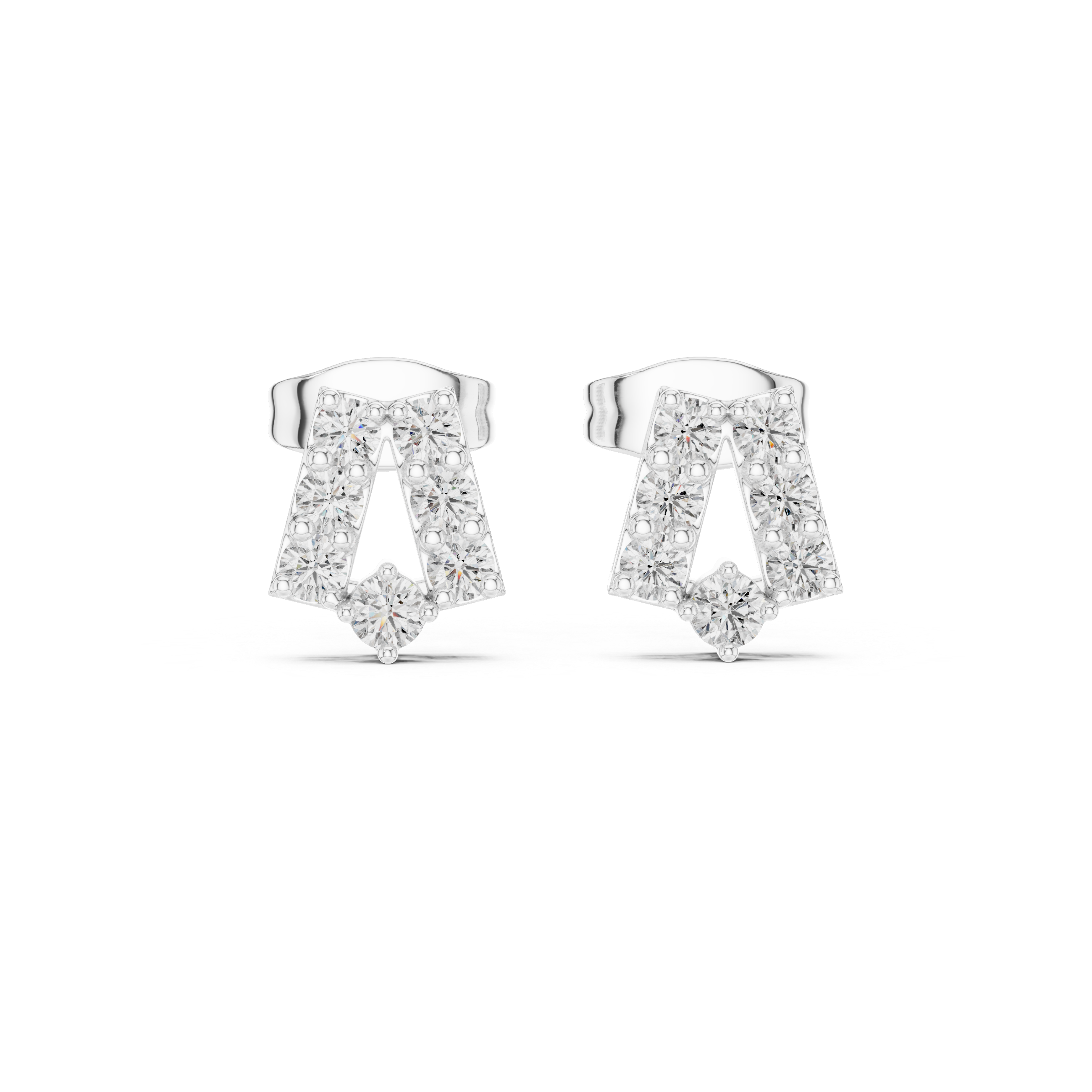 Wild Fire lab grown diamond earring design