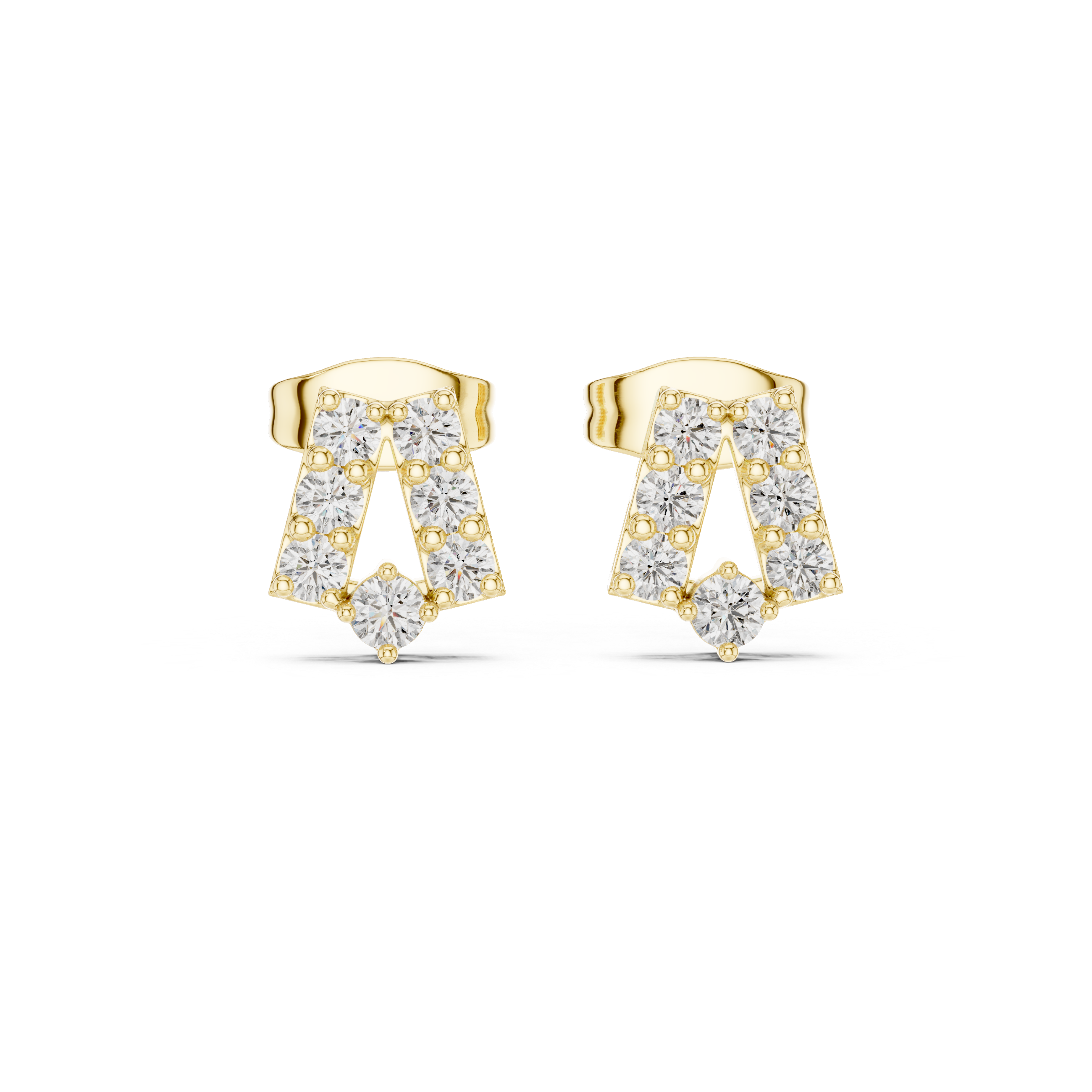 Wild Fire lab grown diamond earring design