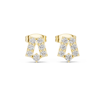 Wild Fire lab grown diamond earring design