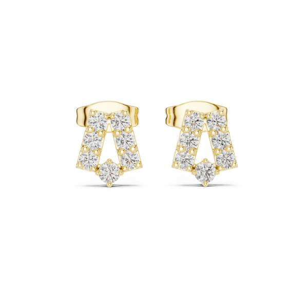 Wild Fire lab grown diamond earring design