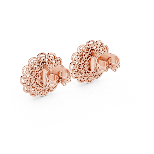 Vintage Soul lab grown diamond earring design