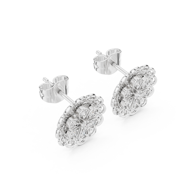 Vintage Soul lab grown diamond earring design