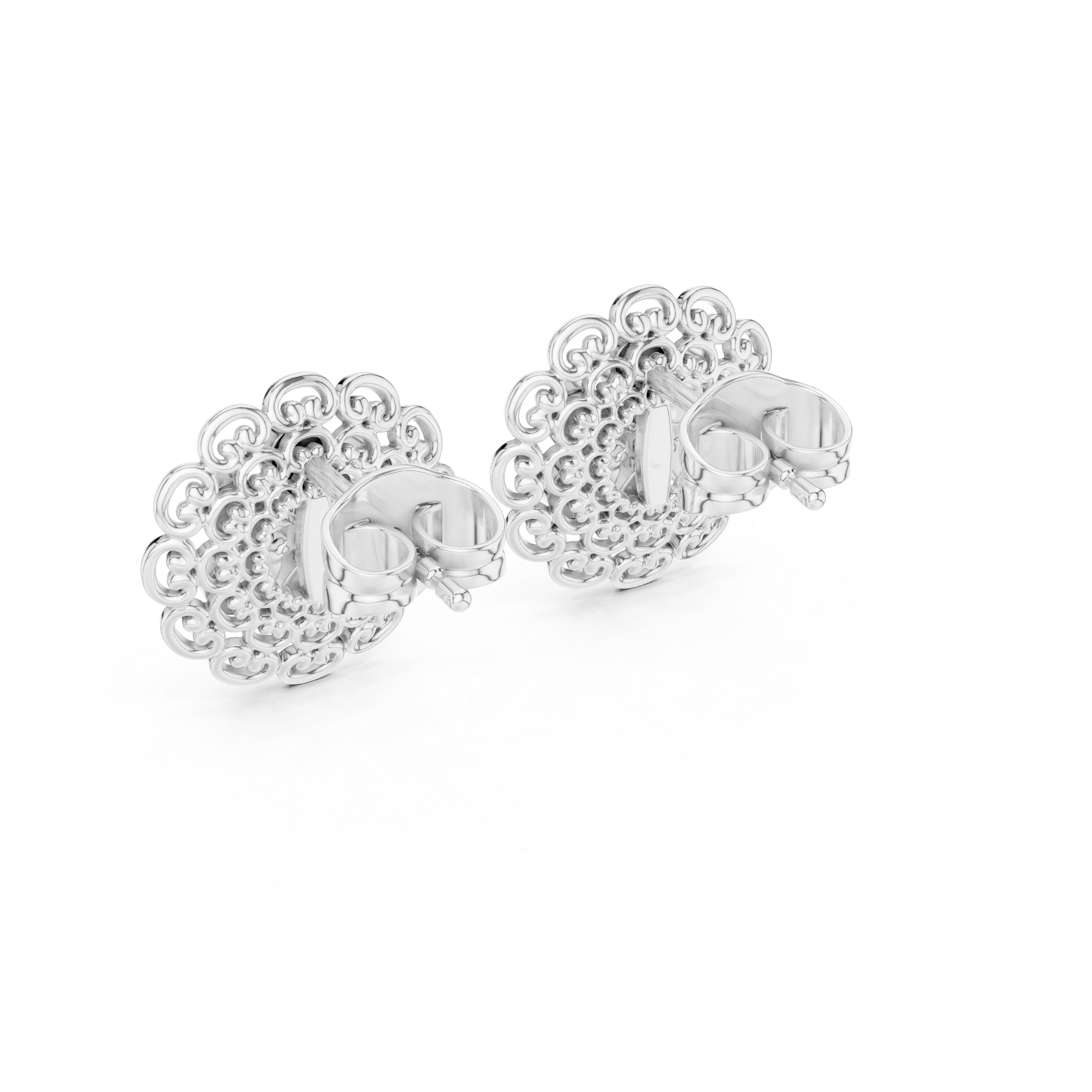 Vintage Soul lab grown diamond earring design
