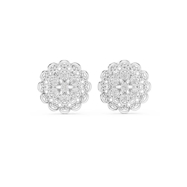 Vintage Soul lab grown diamond earring design