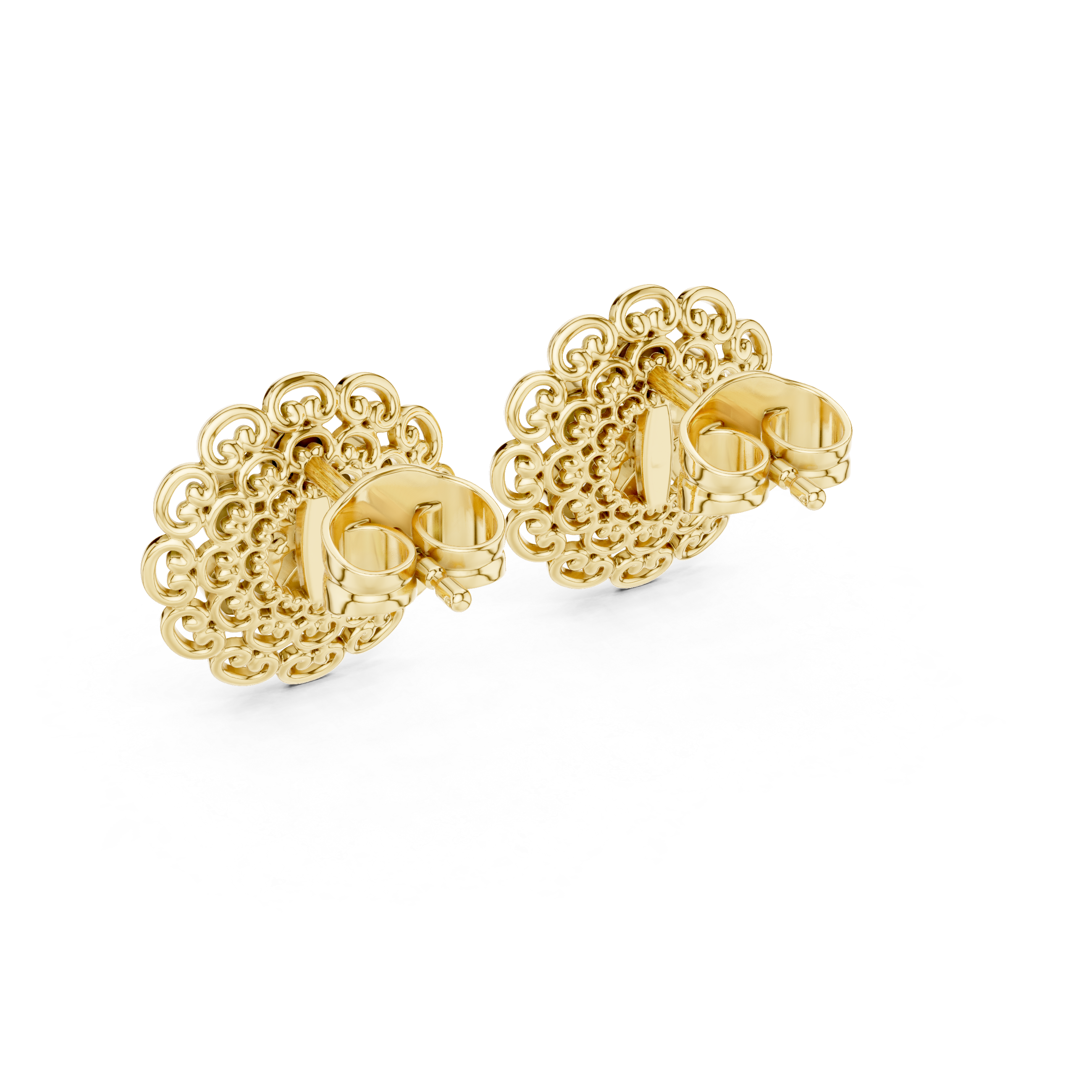 Vintage Soul lab grown diamond earring design