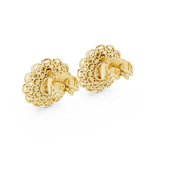 Vintage Soul lab grown diamond earring design
