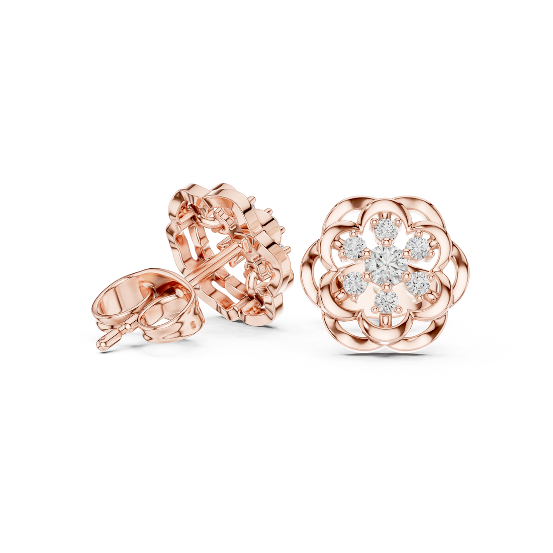 Fierce Look lab grown diamond earring design
