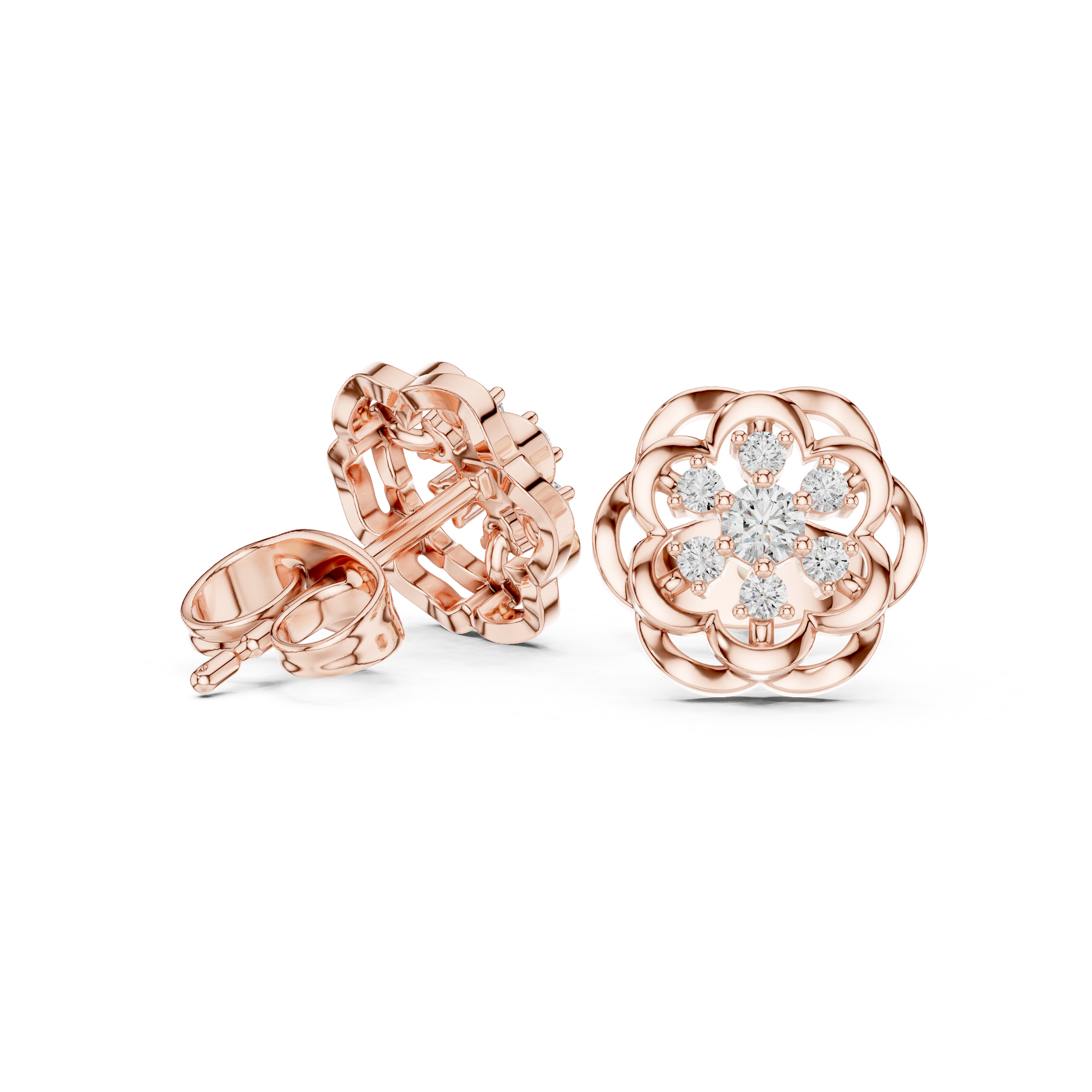Fierce Look lab grown diamond earring design