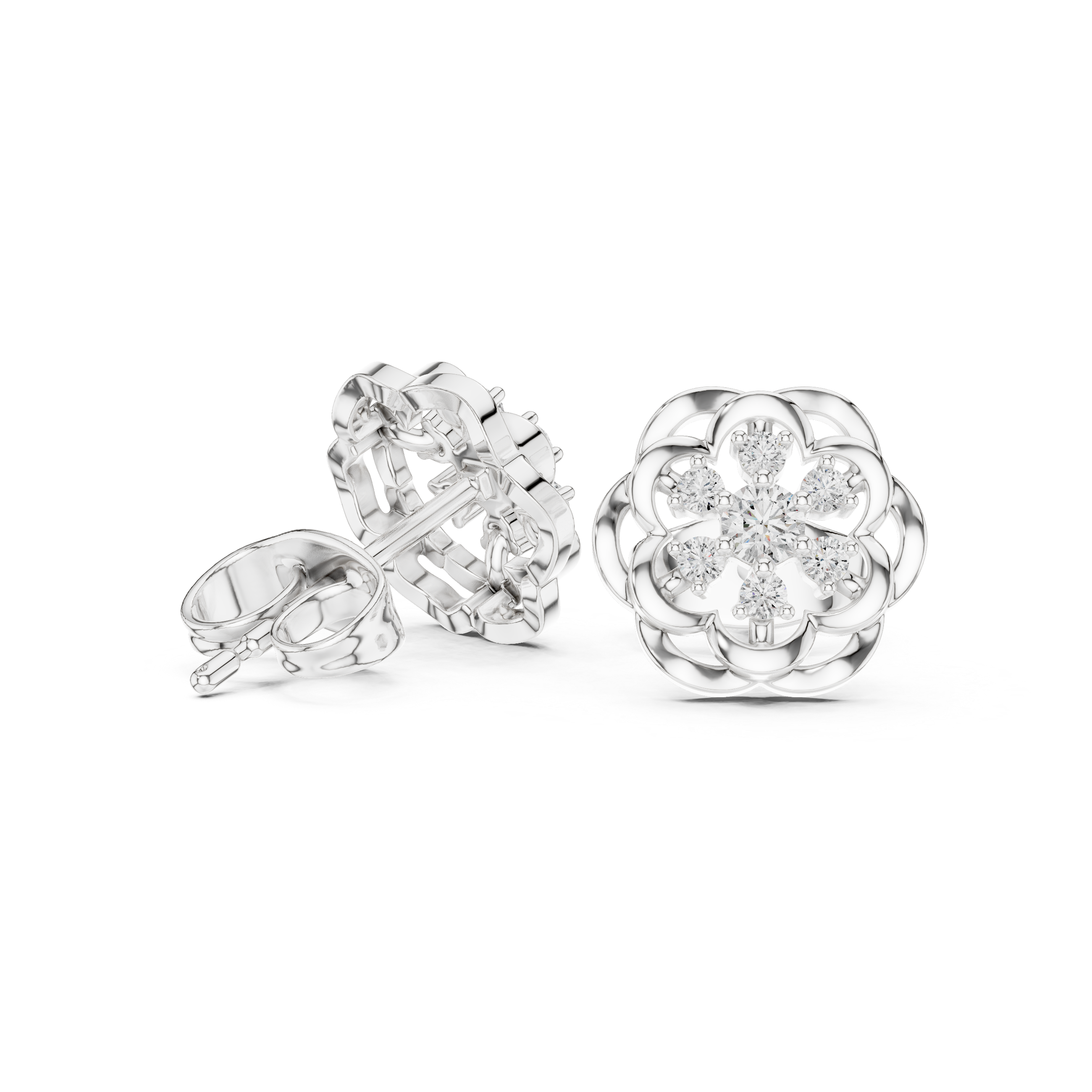 Fierce Look lab grown diamond earring design