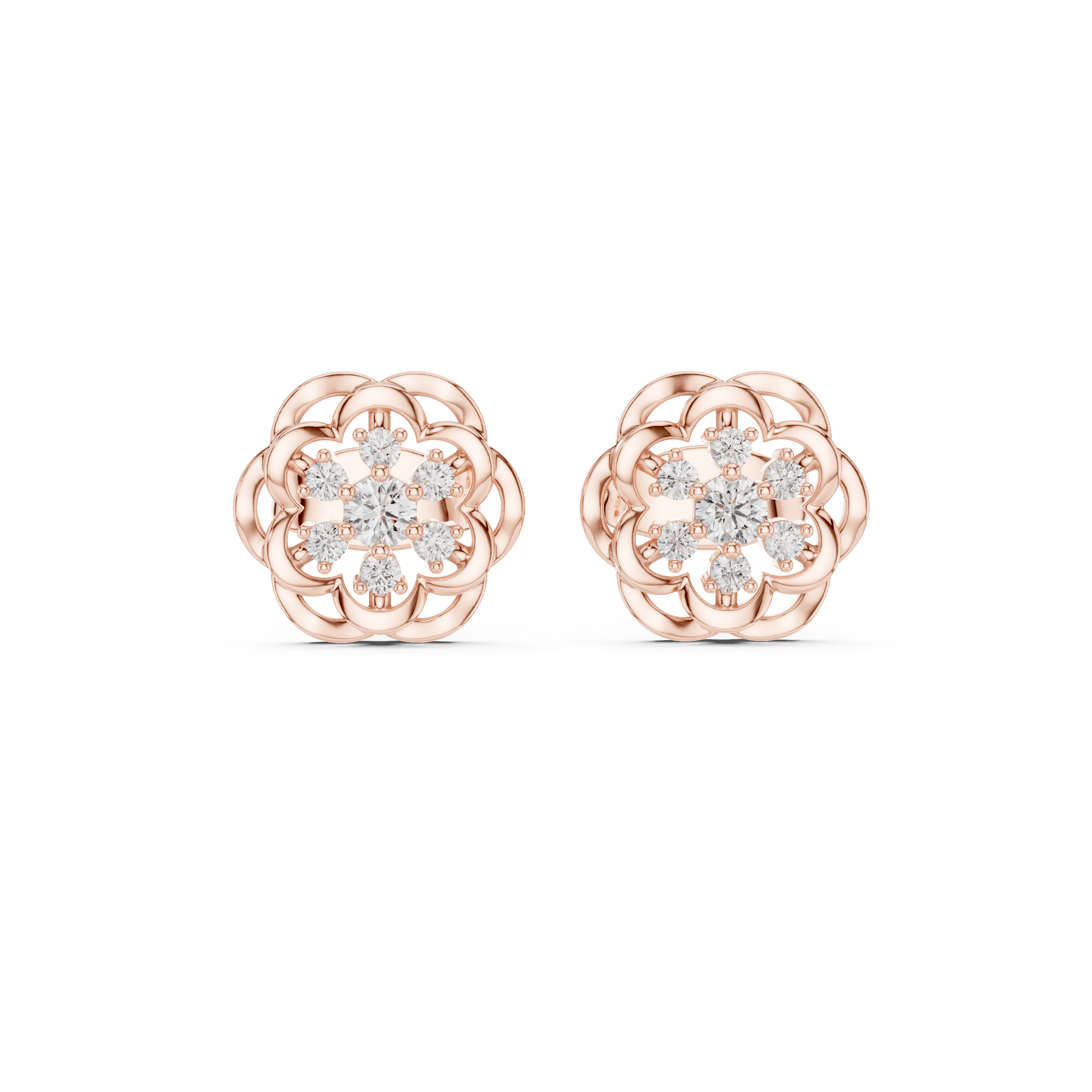 Fierce Look lab grown diamond earring design