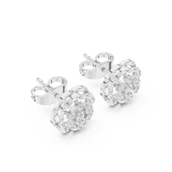 Fierce Look lab grown diamond earring design