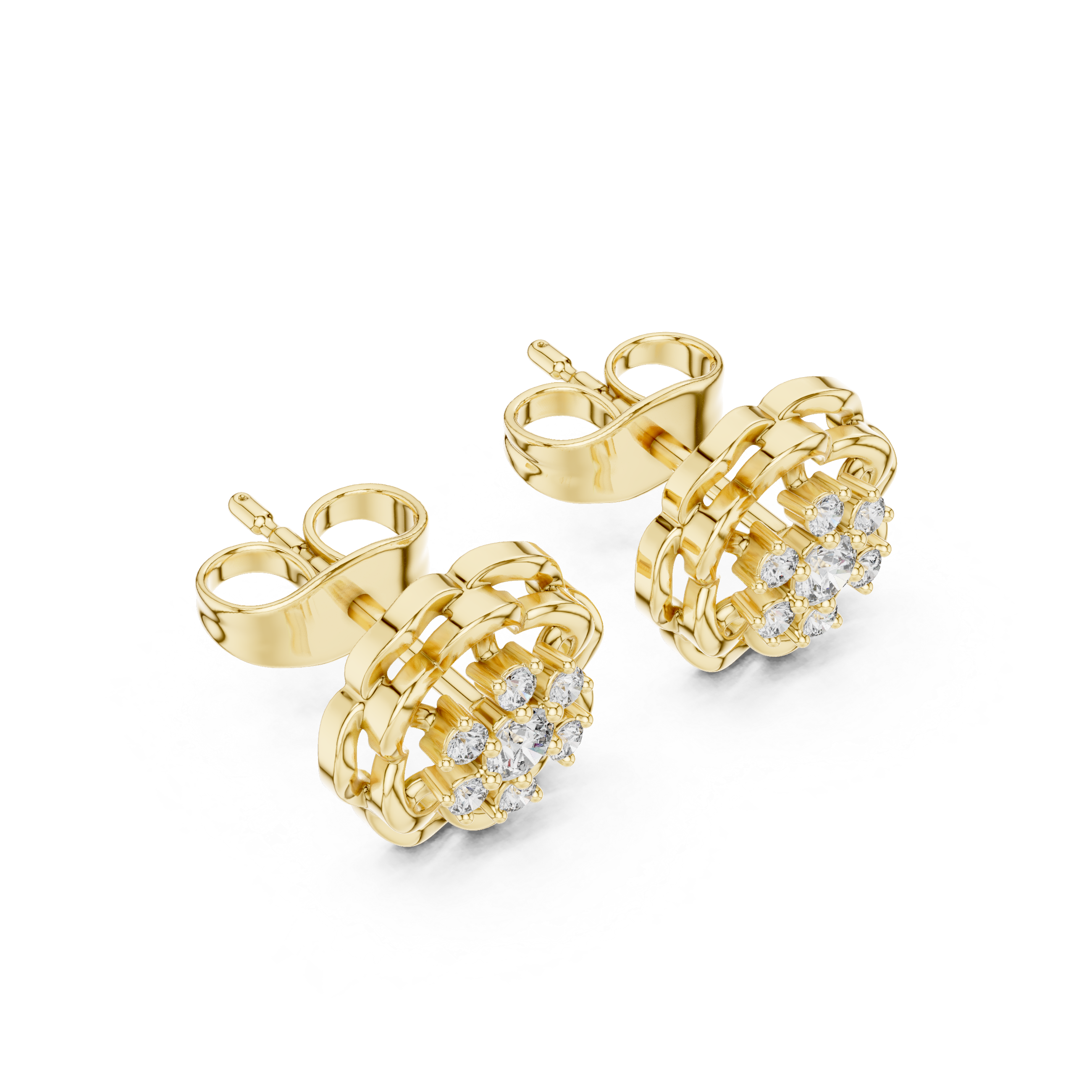 Fierce Look lab grown diamond earring design