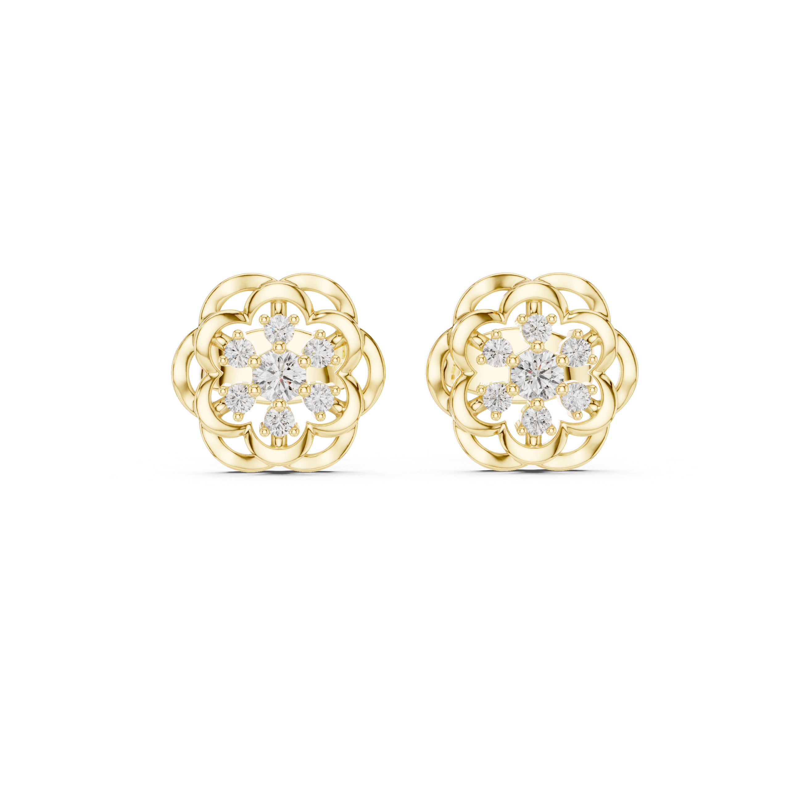 Fierce Look lab grown diamond earring design