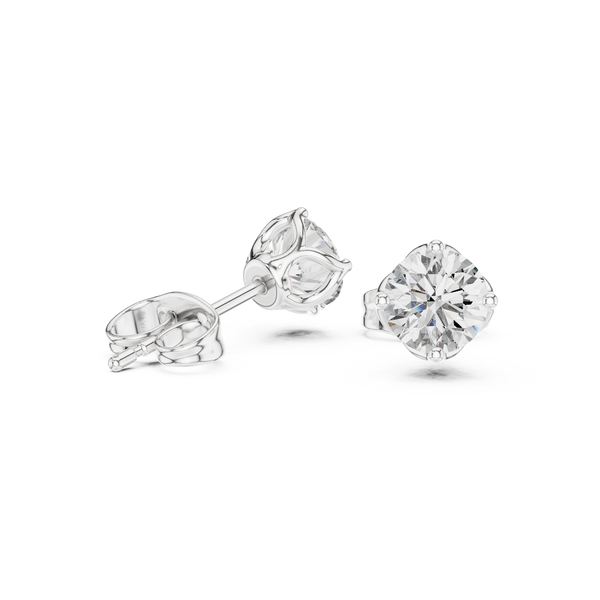 Modern Edge lab grown diamond earring design