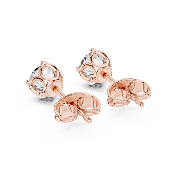 Modern Edge lab grown diamond earring design