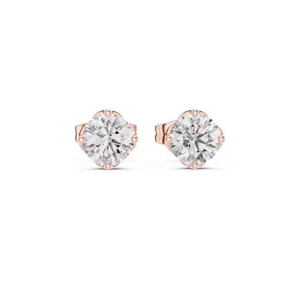 Modern Edge lab grown diamond earring design