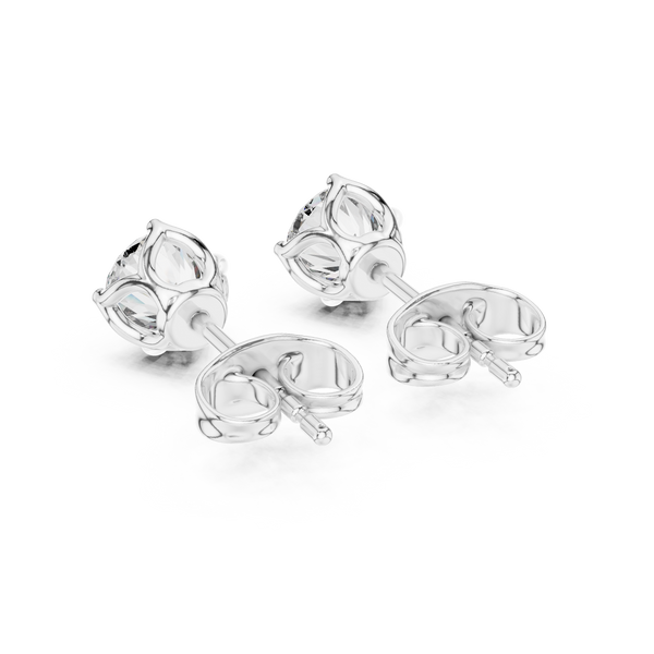 Modern Edge lab grown diamond earring design