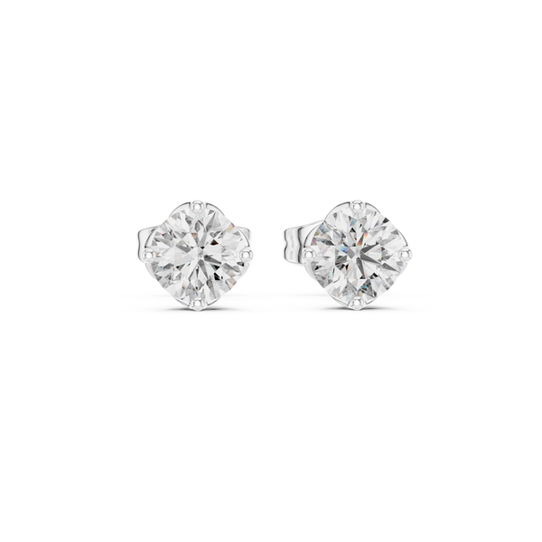 Modern Edge lab grown diamond earring design