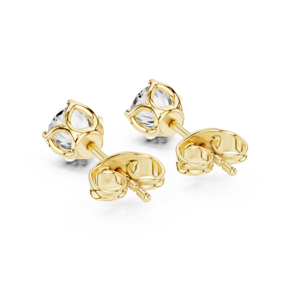 Modern Edge lab grown diamond earring design