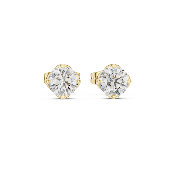 Modern Edge lab grown diamond earring design