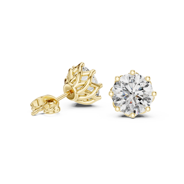 Secret Fire lab grown diamond earring design
