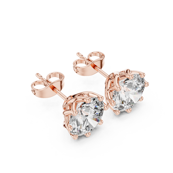 Secret Fire lab grown diamond earring design