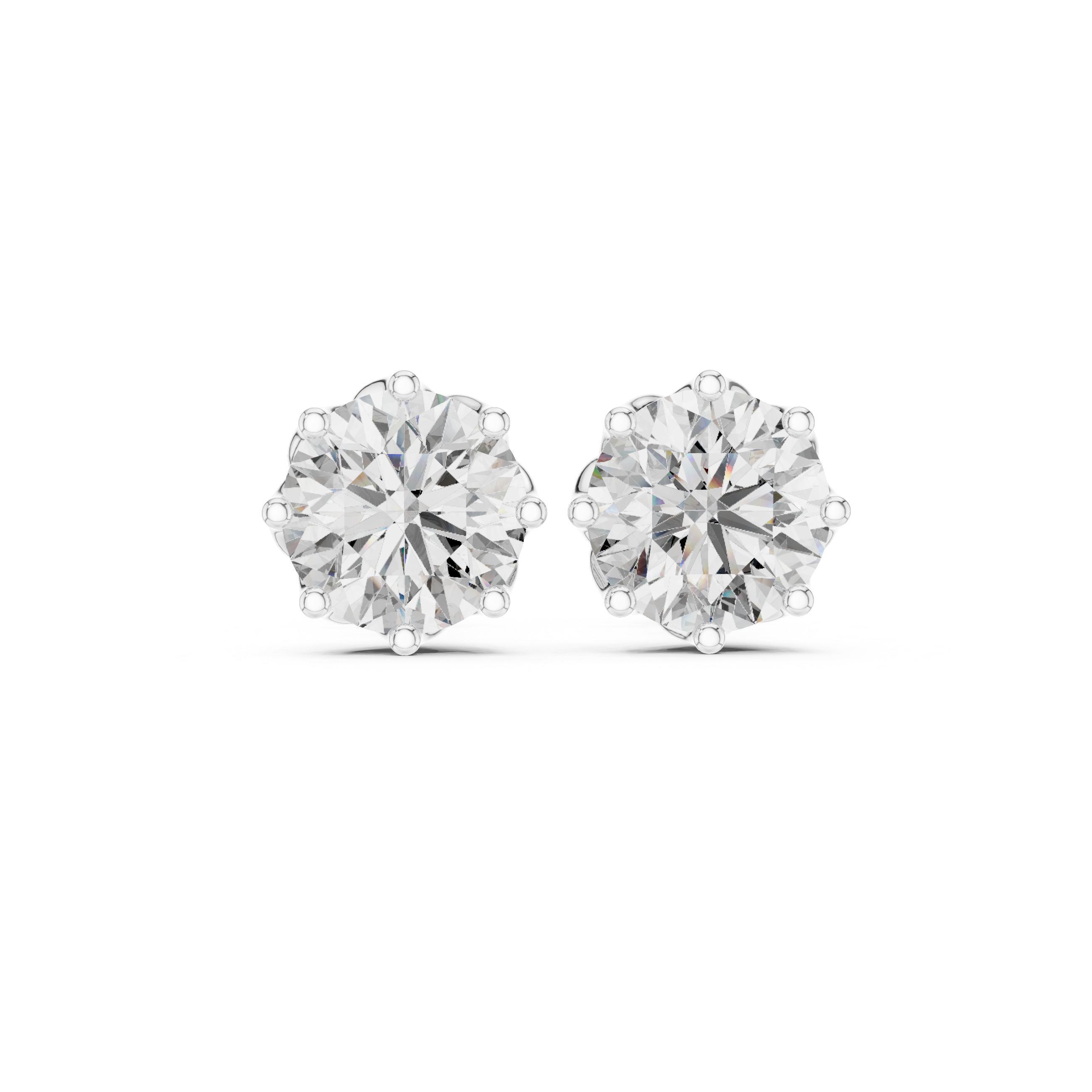 Secret Fire lab grown diamond earring design