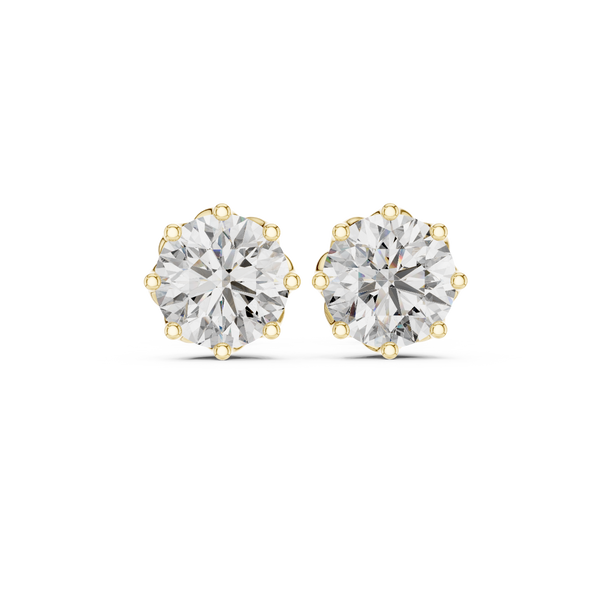 Secret Fire lab grown diamond earring design