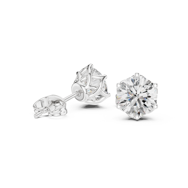 Brave Heart lab grown diamond earring design