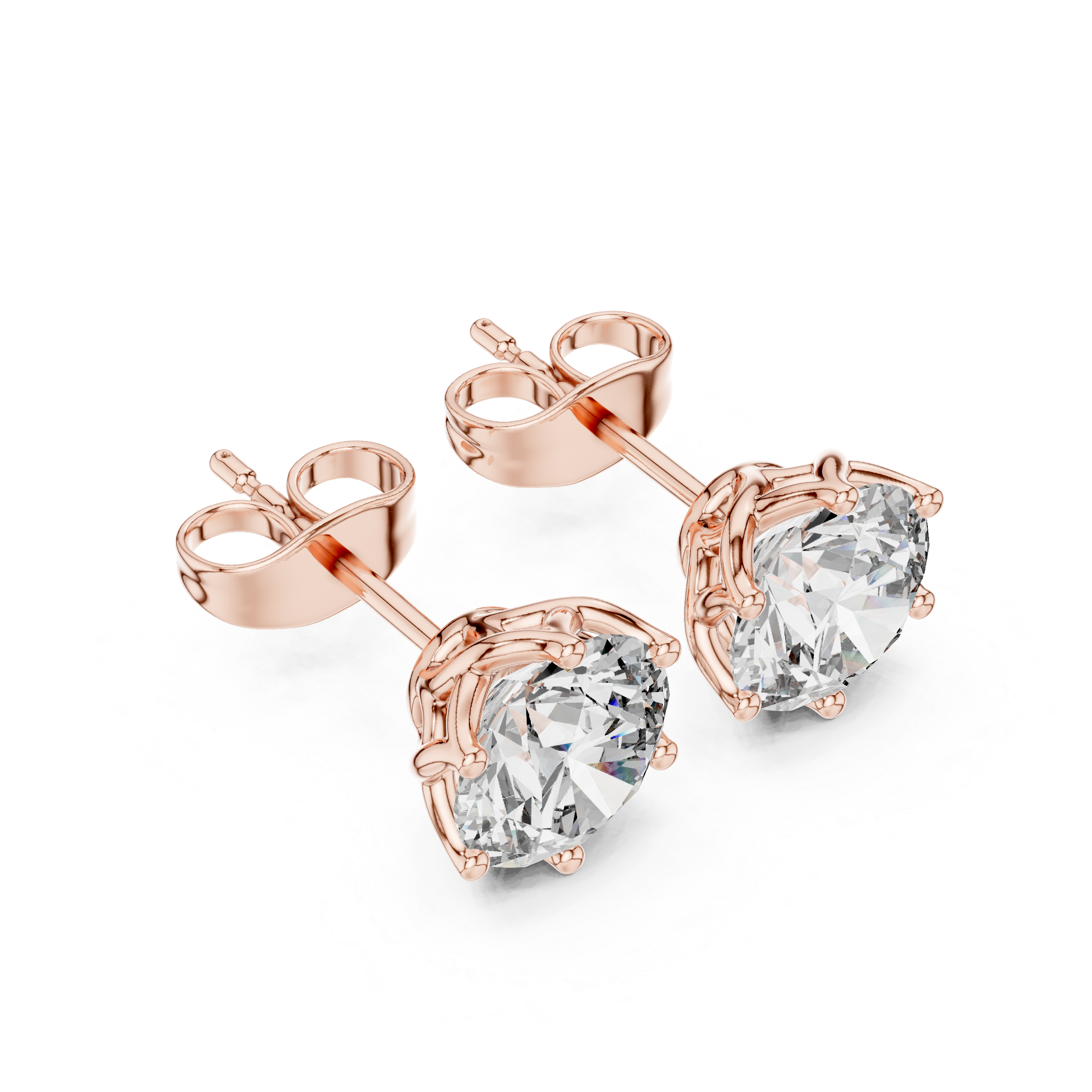 Brave Heart lab grown diamond earring design