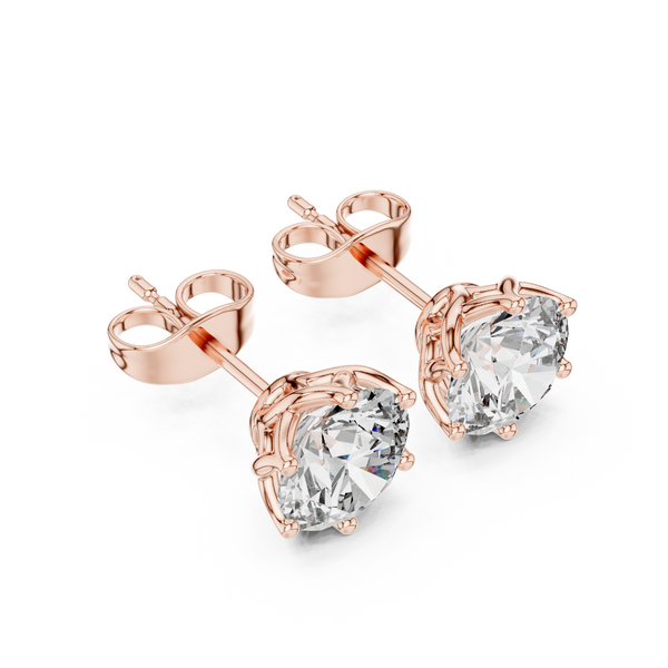 Brave Heart lab grown diamond earring design