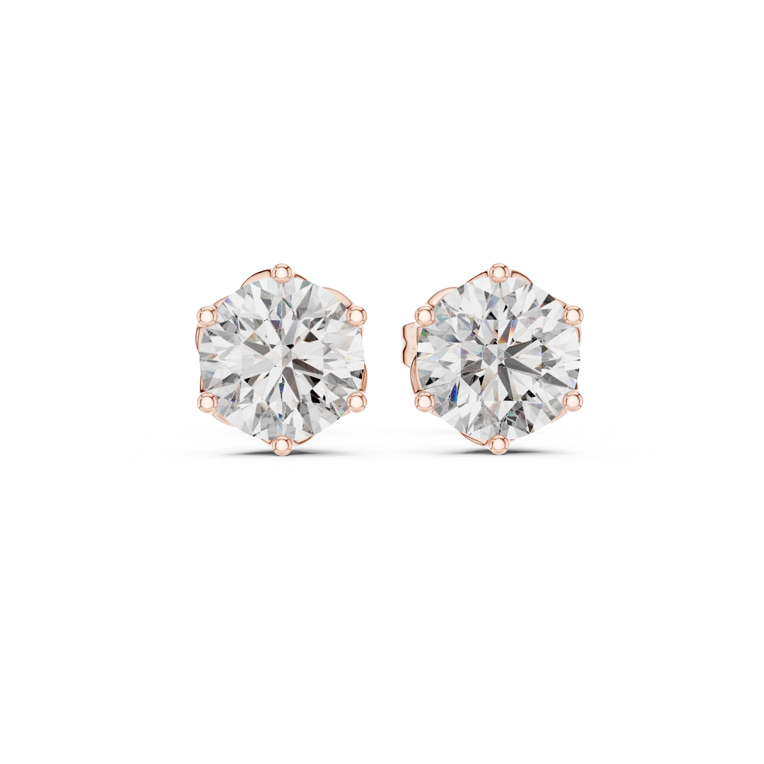Brave Heart lab grown diamond earring design