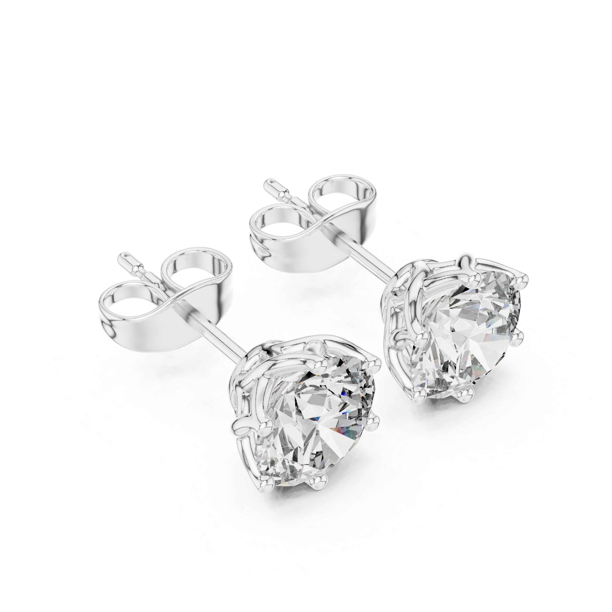 Brave Heart lab grown diamond earring design
