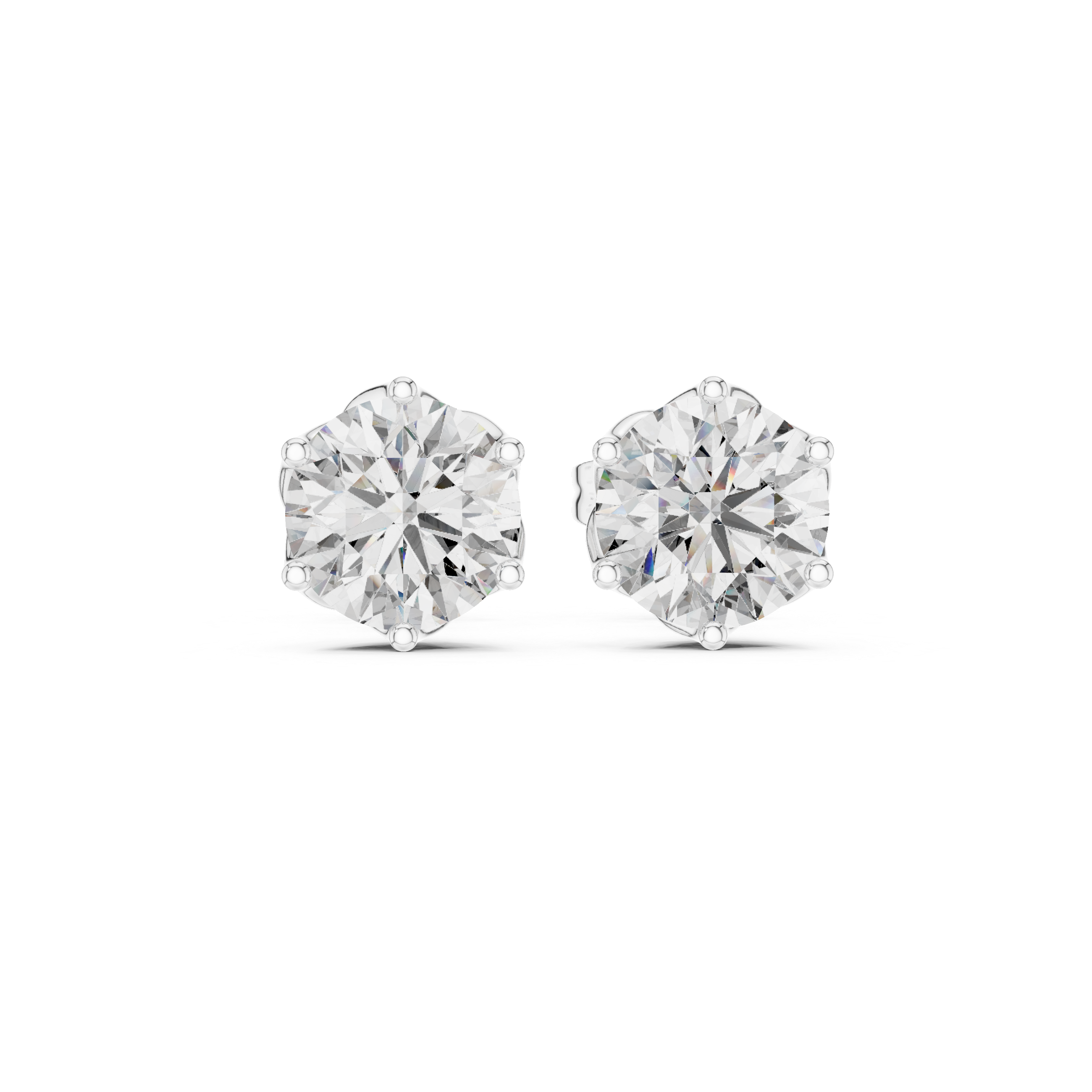 Brave Heart lab grown diamond earring design