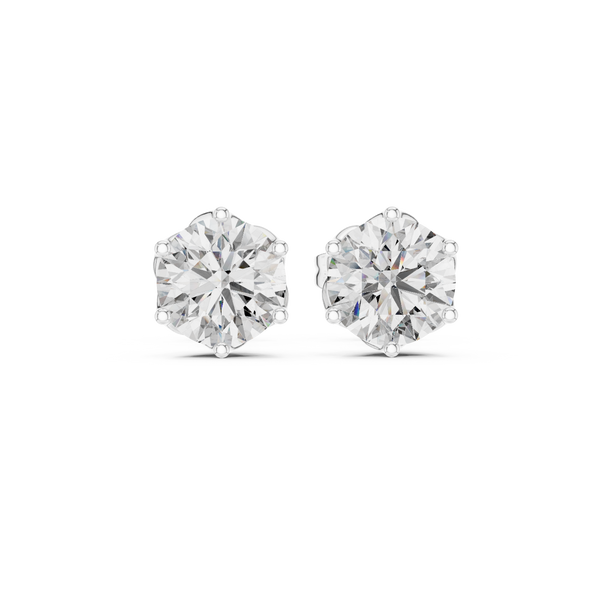 Brave Heart lab grown diamond earring design